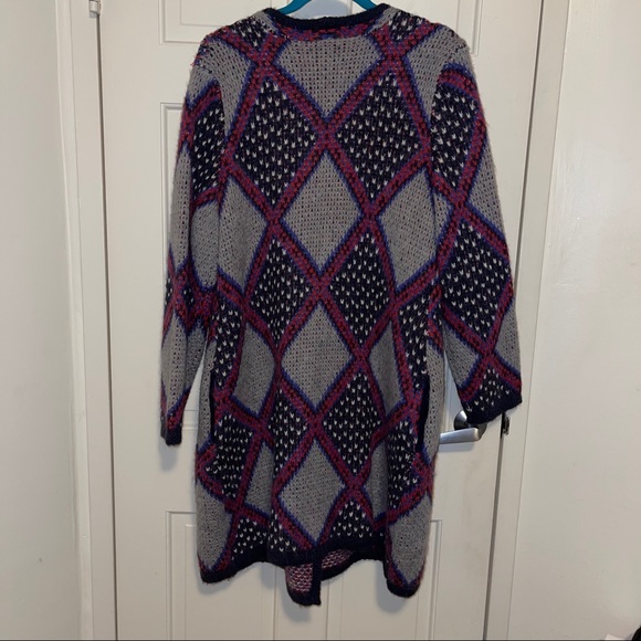 Tommy Hilfiger Sweater Coat Toggle Pockets Alpaca - Picture 9 of 12